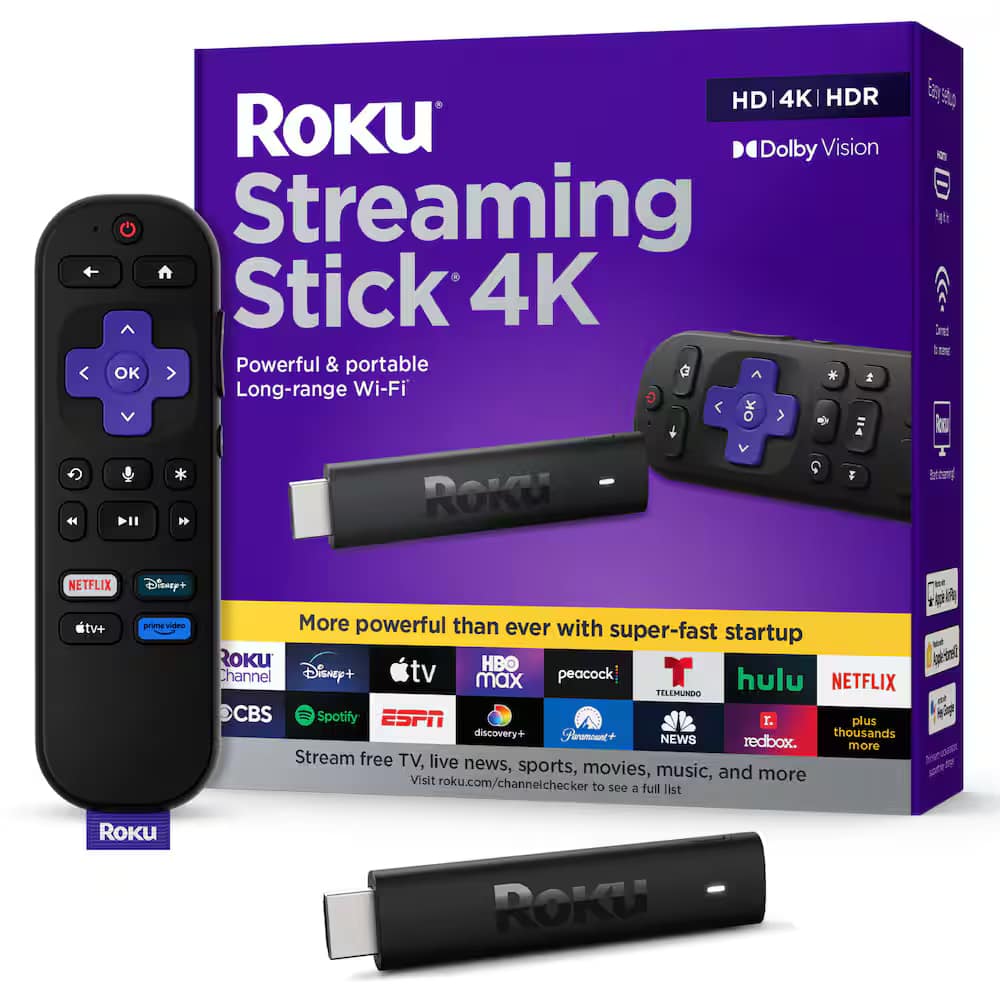 Roku Streaming Stick 4K (2-pack)